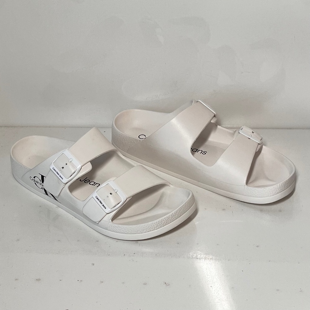 Calvin Klein Zion Double Strap Slide Sandal